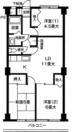 アーティー９８３の物件間取画像